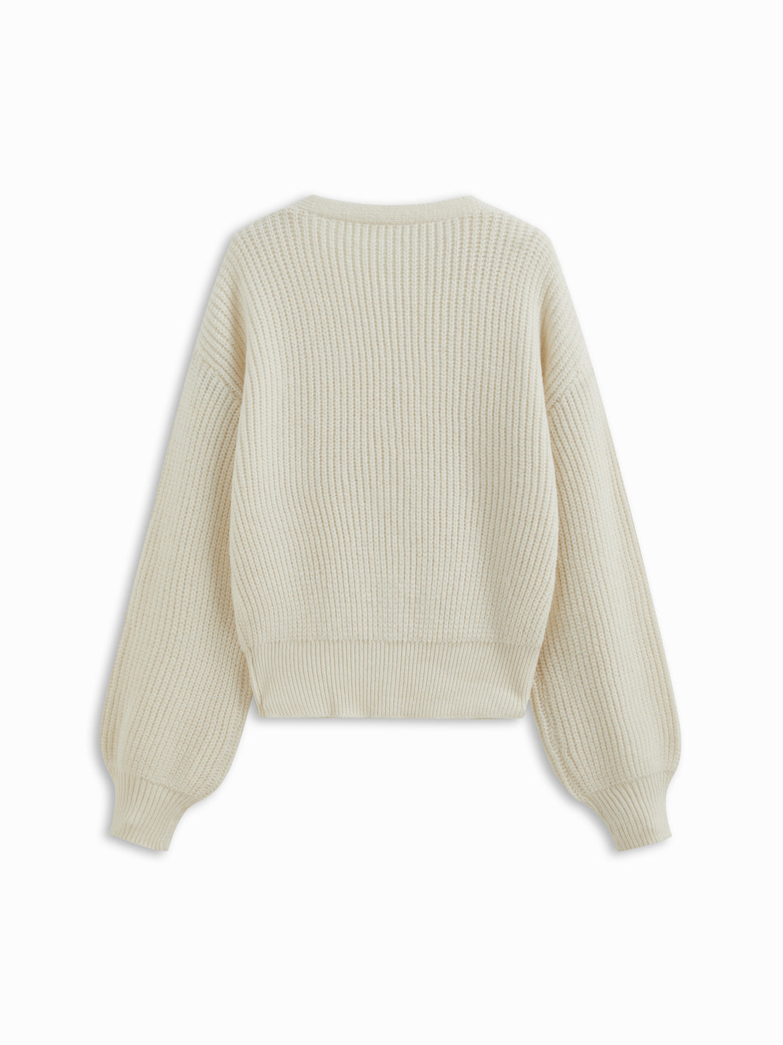 Metal Button Fitted Waist Knitted Cardigan