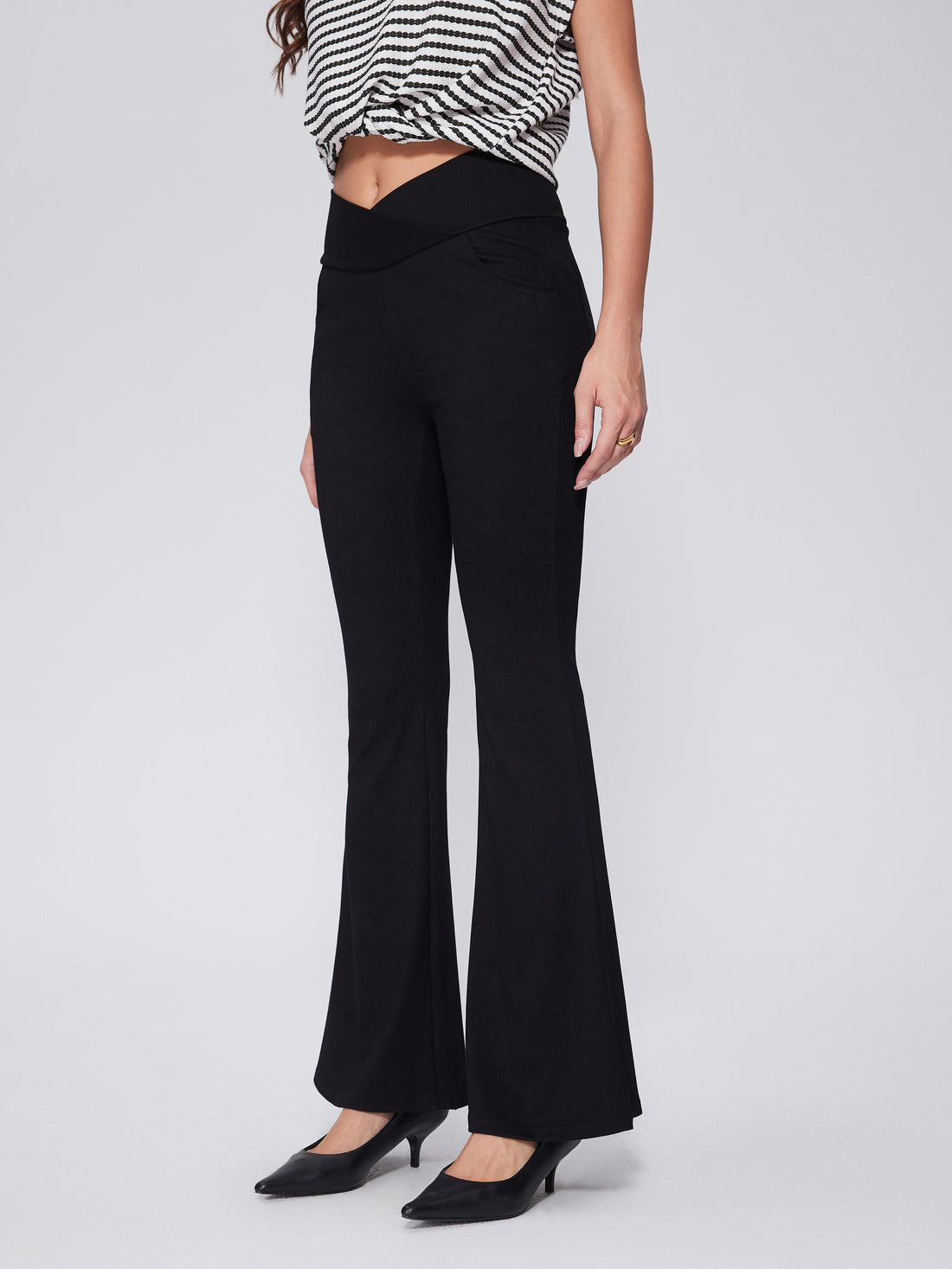 Flared Waistband Pants