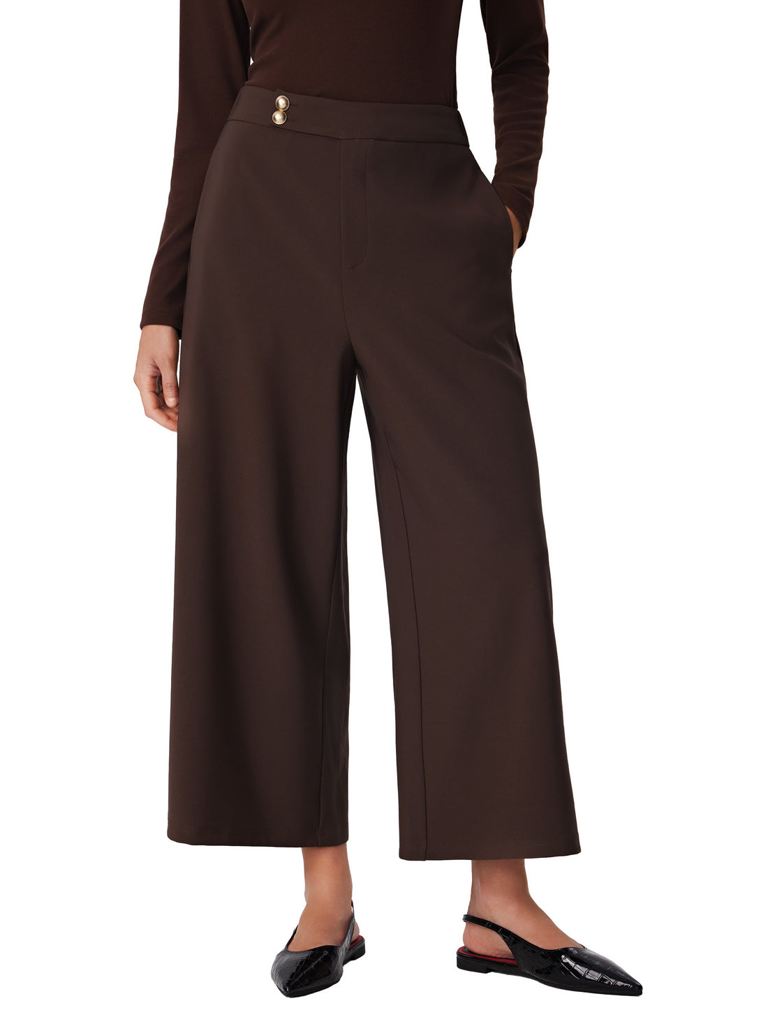 Womens Wide Leg Dress Pants High Waist Office Casual